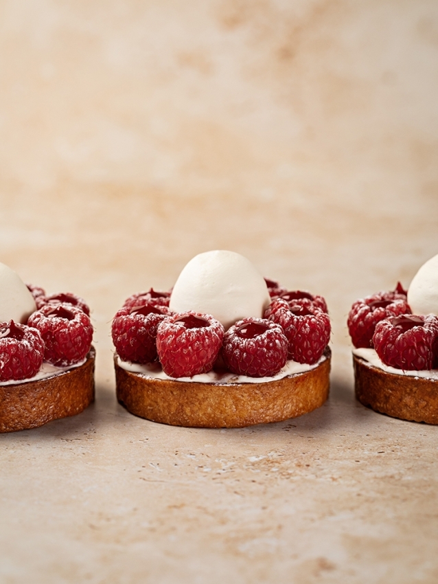 Raspberry Tart individual | La Patisserie Cyril Lignac