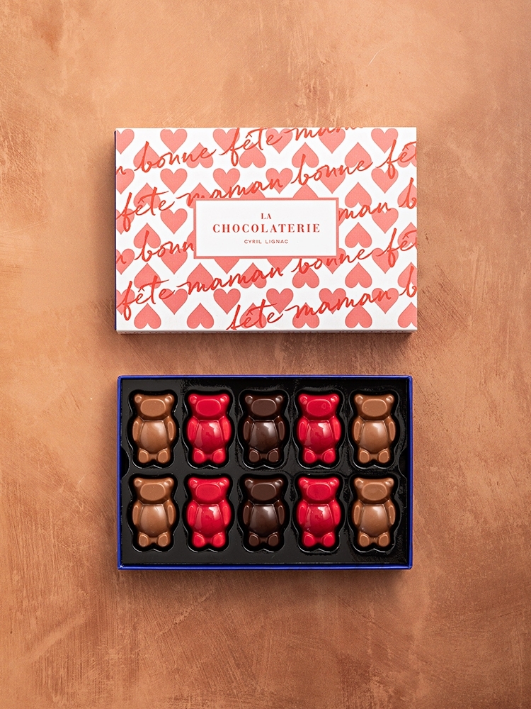 Mini-Oursons Praliné Fêtes des Mères La Patisserie Cyril Lignac