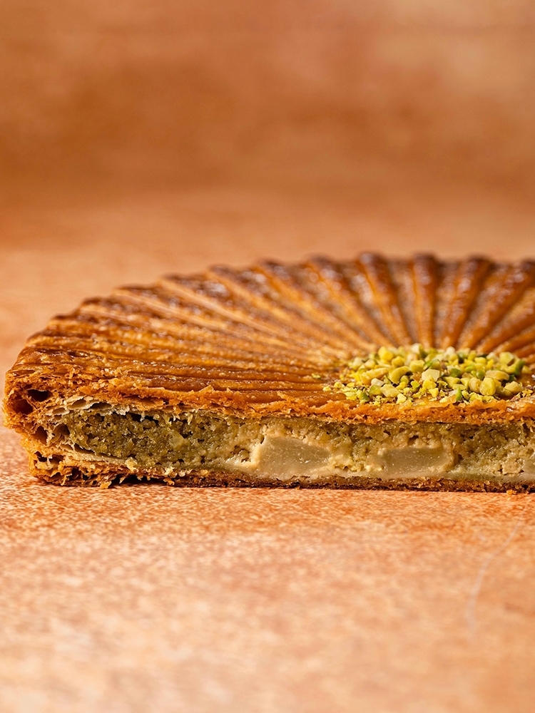 Galette des Rois Pistache Poire La Pâtisserie Cyril Lignac