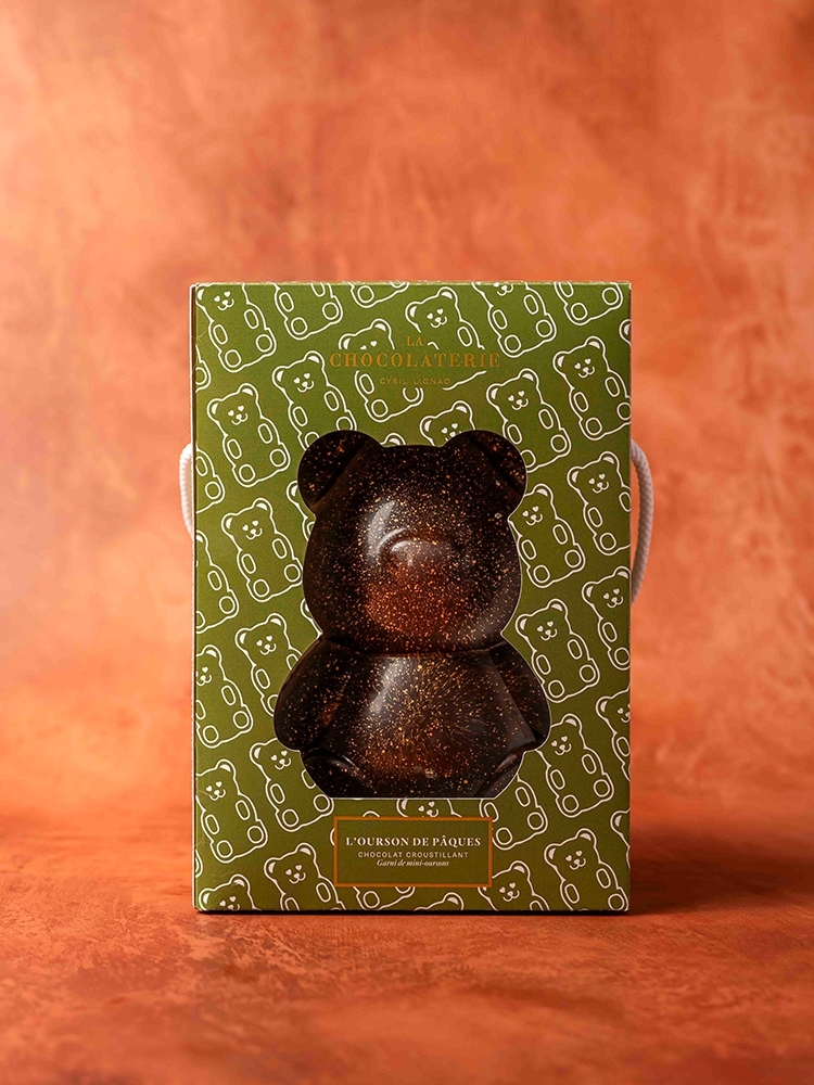 L'Ourson de Pâques Noir La Pâtisserie Cyril Lignac