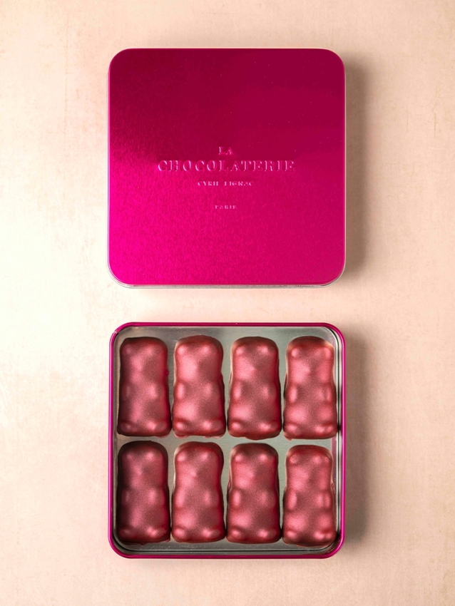 Oursons Guimauve Chocolat Noir Framboise La Pâtisserie Cyril Lignac