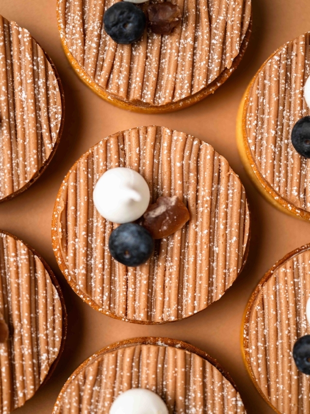 Tarte Mont Blanc individuelle La Pâtisserie Cyril Lignac