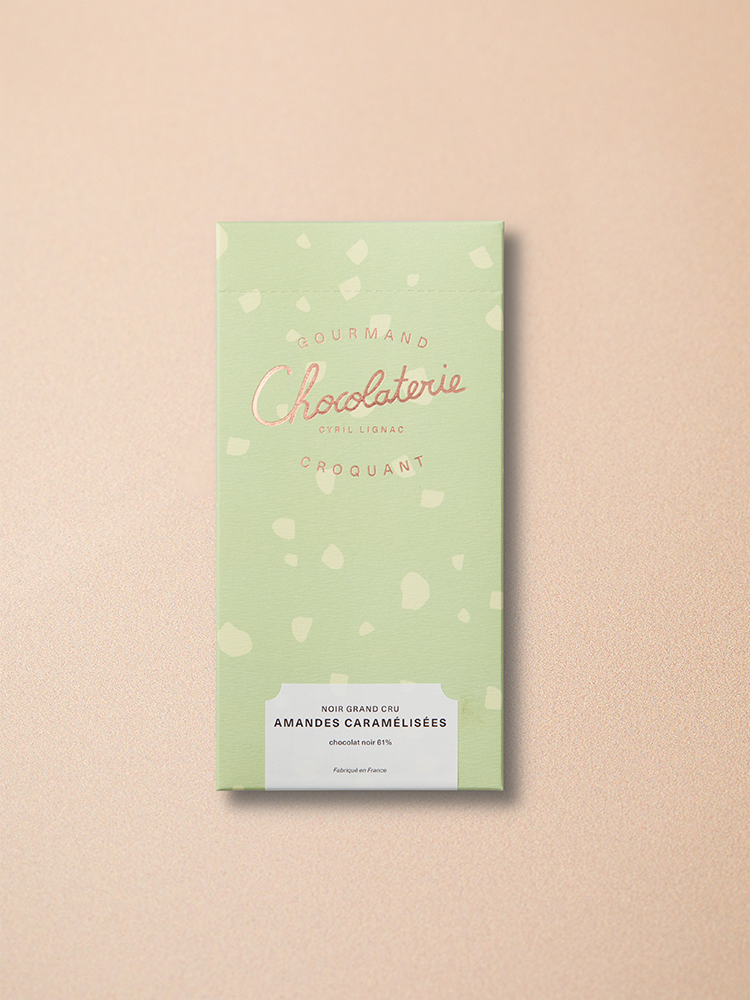 Dark Chocolate Caramelized Almonds | La Patisserie Cyril Lignac