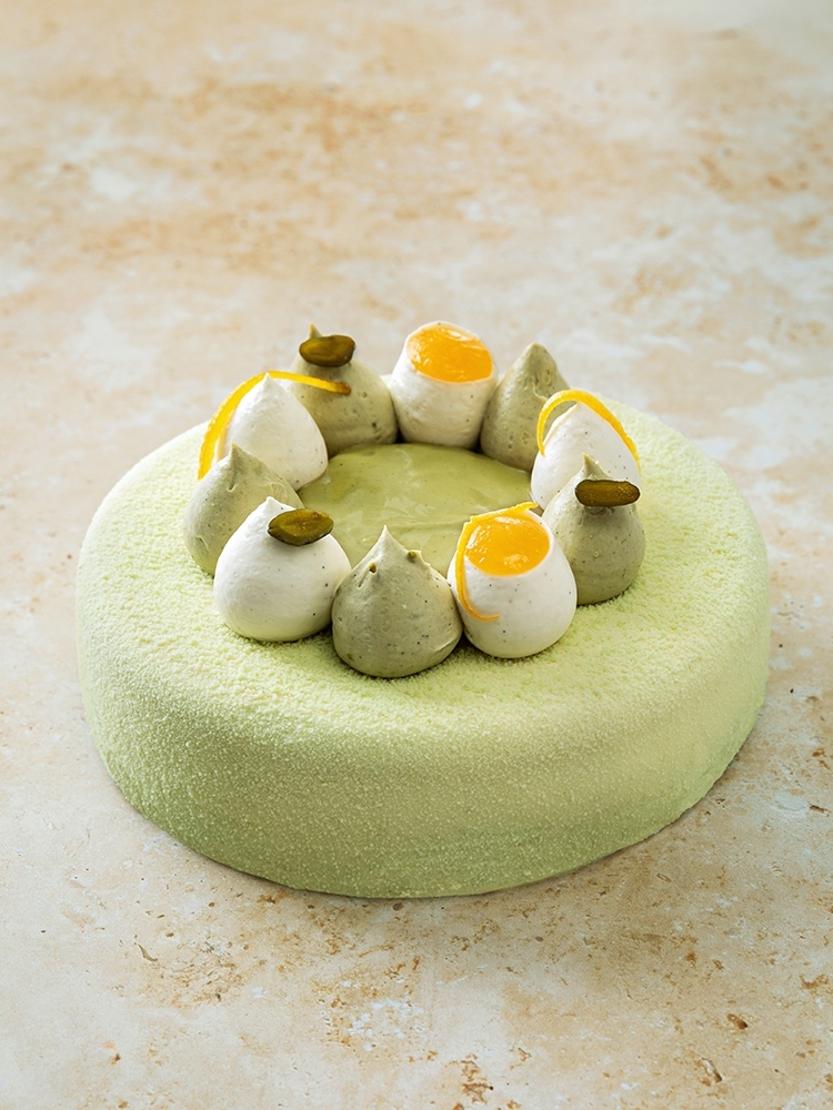 Entremets Pistache Vanille | La Patisserie Cyril Lignac