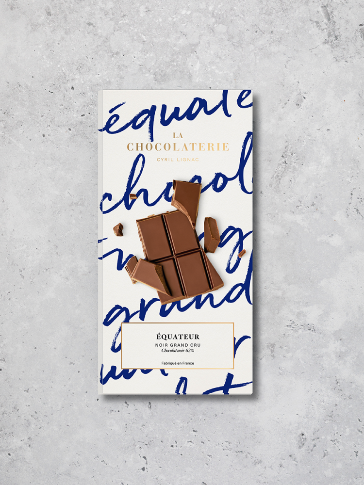 Dark Chocolate Ecuador Tablet | La Patisserie Cyril Lignac